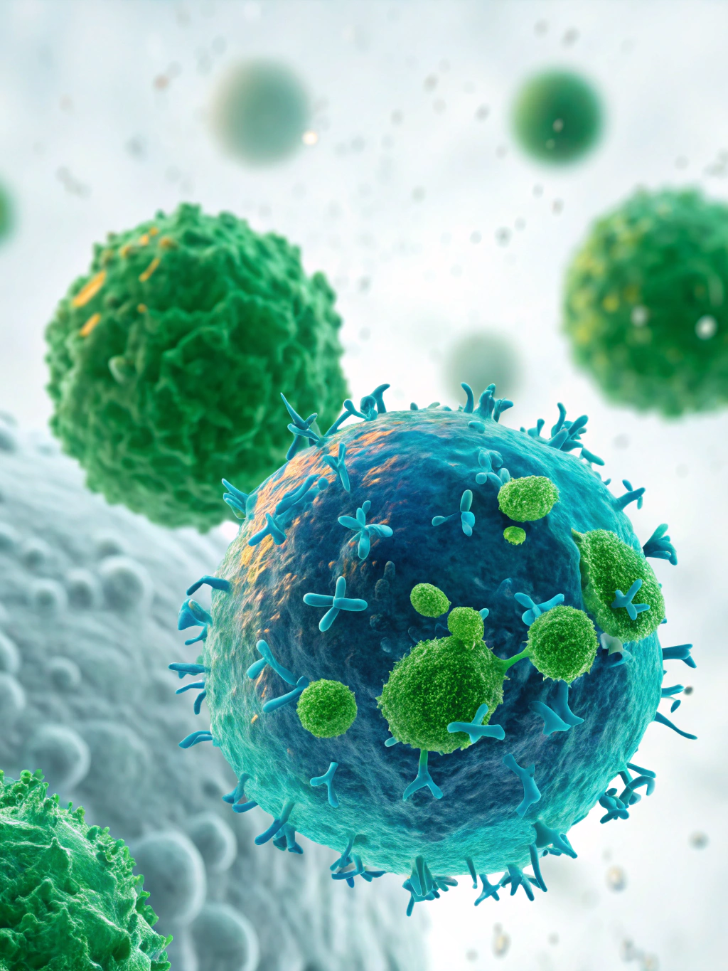 High-resolution microscopic view of viable autologous adipose-derived mesenchymal stem cells